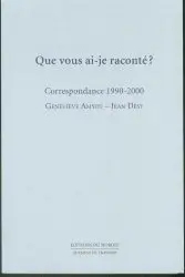 QUE VOUS AI-JE RACONTÉ ?