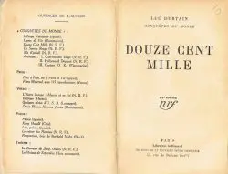 Durtain Douze cent mille